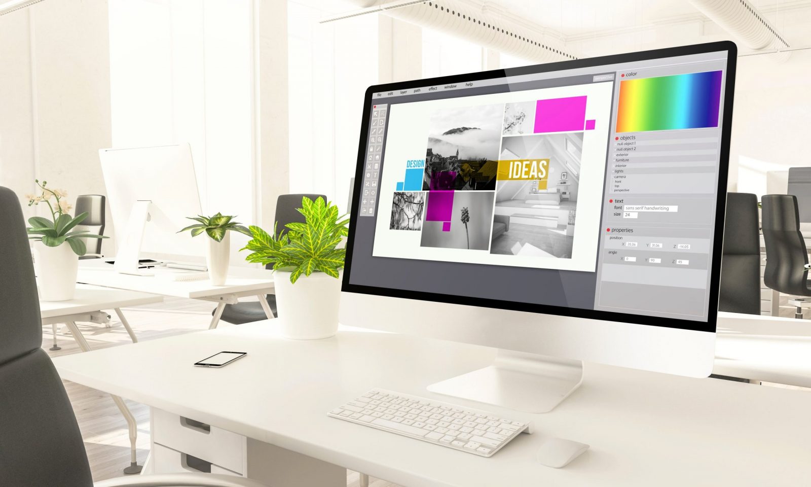 Graphic Designer's iMac