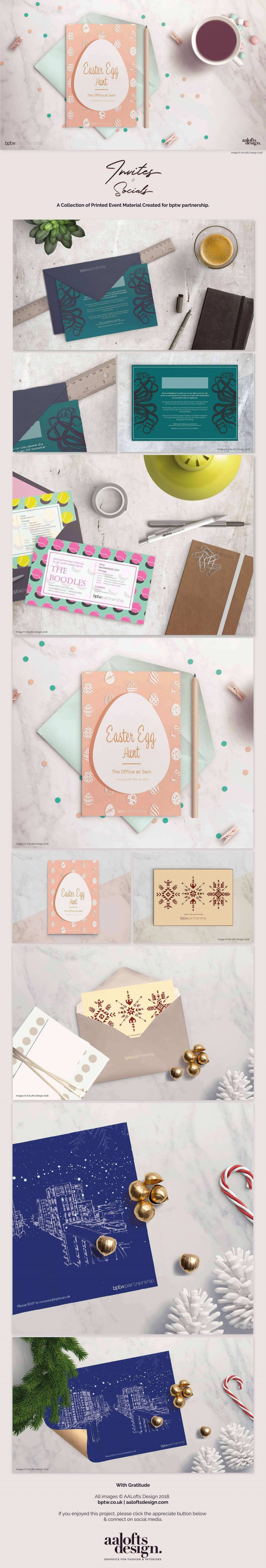 Invites & Socials by AALofts Design