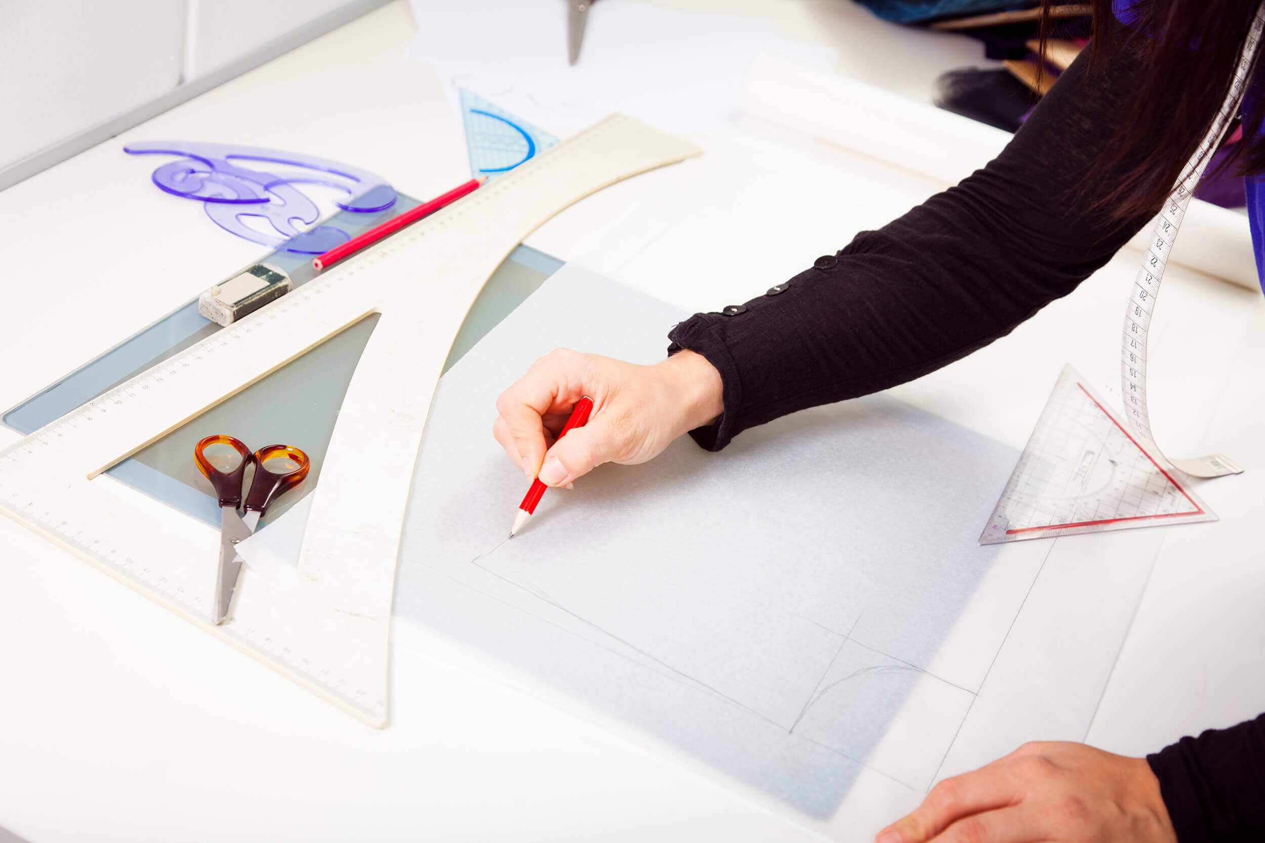 pattern-cutter-working-aalofts-design Pattern Cutter Working